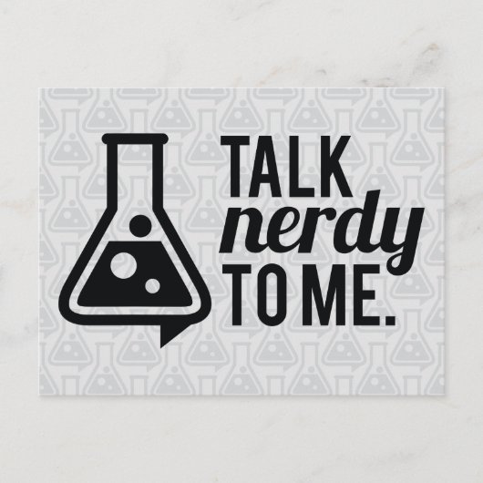 Talk Nerdy Postkarte (Vorderseite)