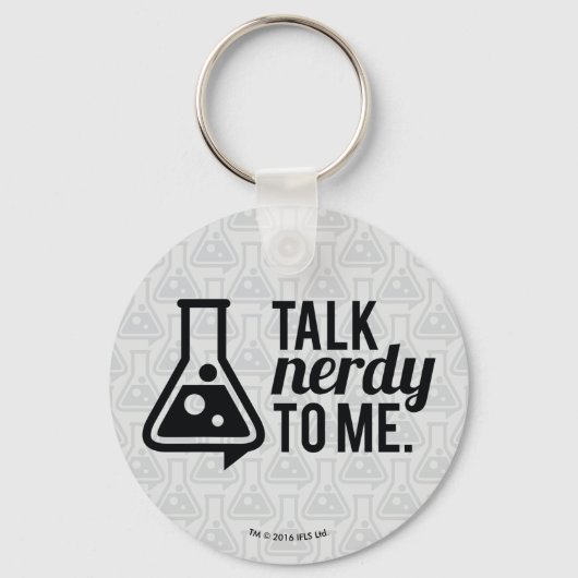 Talk Nerdy Schlüsselanhänger (Vorderseite)