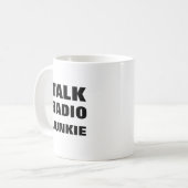 TALK RADIO-Tasse Kaffeetasse (Vorderseite Links)