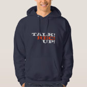 Talk! Rec! Up! for Podcaster and Podcast Fan Hoodie (Vorderseite)