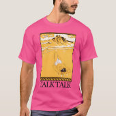 Talk Retro Style Ästhetik Design T-Shirt (Vorderseite)