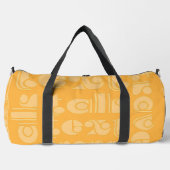 Talk Text Reise Gelb Duffle Bag (Vorderseite)
