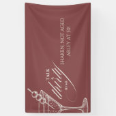 Talk thirty to me Minimalist 30th Birthday Banner (Vertikal)