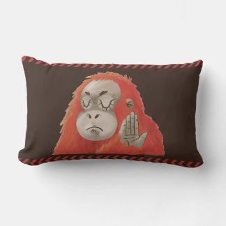 Talk to the Hand Throw Pillow Lendenkissen