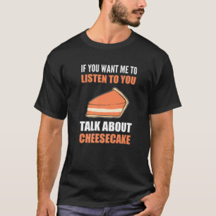 Talk über Cheesecake Funny Feinschmecker Premium T-Shirt