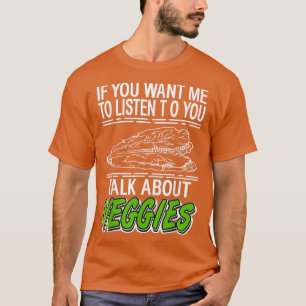 Talk über Veggies Vegan vegetarische gesunde Gesch T-Shirt