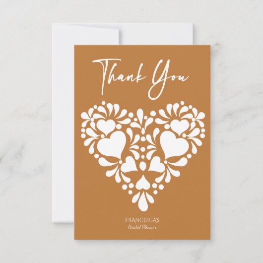 Talka-Brautparty Dankeskarte (Vorderseite)