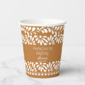 Talka-Brautparty-Monogramm Pappbecher (Rückseite)