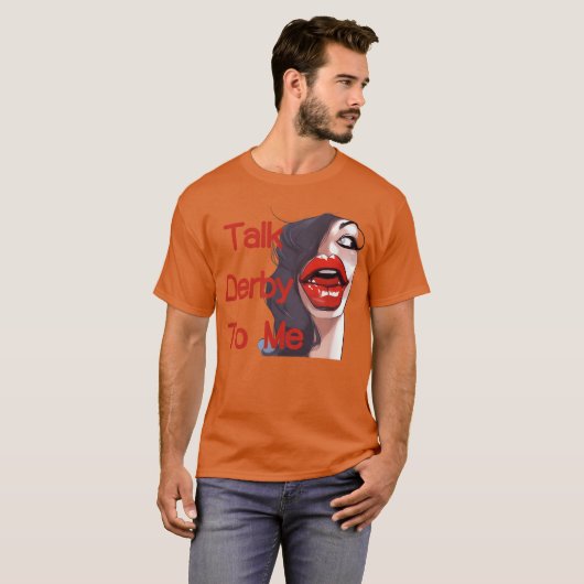 TalkDerbyFunnyPferdeRacing-Girl T-Shirt (Vorne ganz)