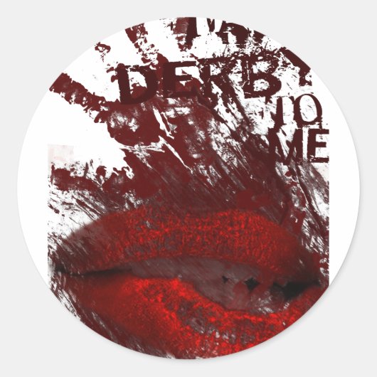 Talkderbytom Runder Aufkleber (Vorderseite)