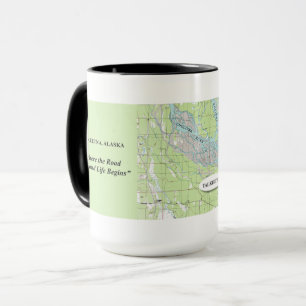 Talkeetna Alaska Ende der Straße Tasse