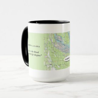Talkeetna Alaska Ende der Straße Tasse