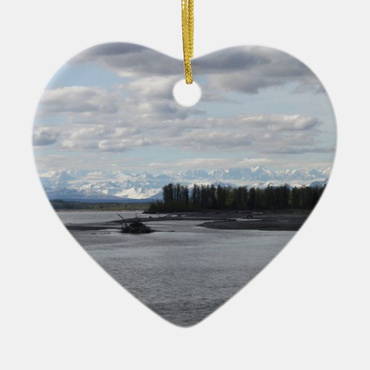 Talkeetna Alaska Keramikornament (Vorne)