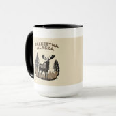 Talkeetna Alaska Moose Tasse (Vorderseite Links)