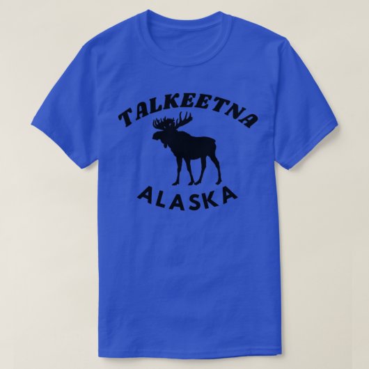 Talkeetna Alaska Moose TShirt (Design vorne)