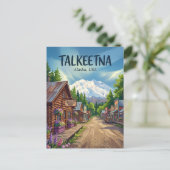 Talkeetna Alaska Postkarte (Stehend Vorderseite)