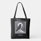 Talkeetna Alaska Raven in Snow Tasche (Rückseite)