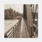 Talkeetna Eisenbahnbrücke Magnet (Vorne)