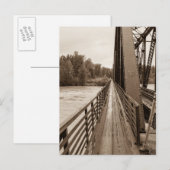 Talkeetna Eisenbahnbrücke Postkarte (Vorne/Hinten)