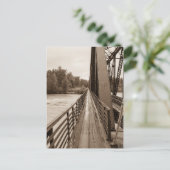 Talkeetna Eisenbahnbrücke Postkarte (Stehend Vorderseite)