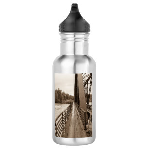 Talkeetna Eisenbahnbrücke Seepromenade Flasche Was Edelstahlflasche