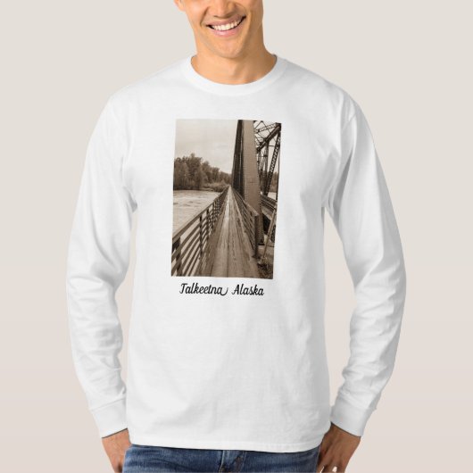 Talkeetna Eisenbahnbrücke T-Shirt (Vorderseite)