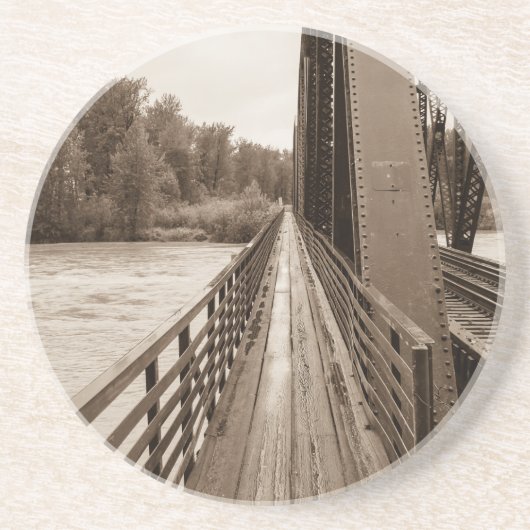 Talkeetna Eisenbahnbrücke Untersetzer (Vorne)