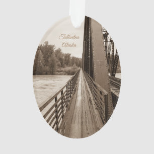 Talkeetna Eisenbahnbrücke Walkway Ornament