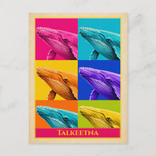 Talkeetna Postkarte Alaska Wal Vintage P
