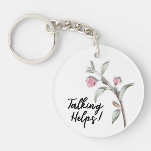 Talkhilfe - Acrylklebring Schlüsselanhänger (Vorderseite)