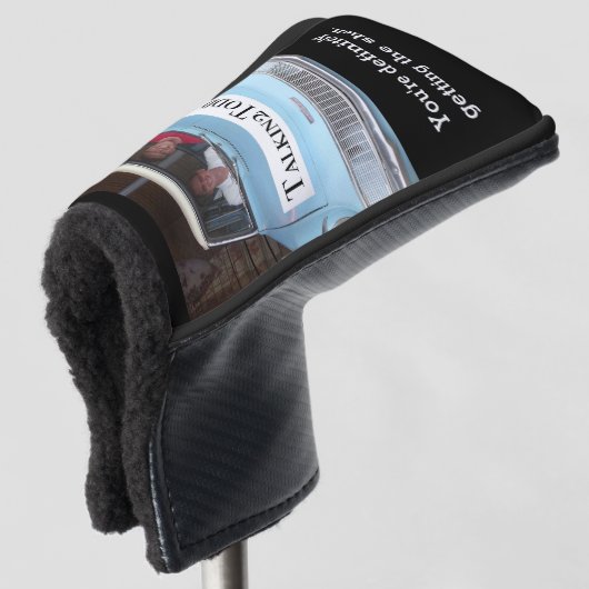 Talkin2Todd-Putter-Abdeckung Golf Headcover (3/4 Vorderseite)