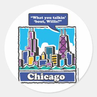TALKIN-BOUT-WILLIS RUNDER AUFKLEBER