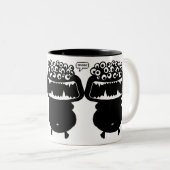 Talkin Monstas Zweifarbige Tasse (VorderseiteRechts)