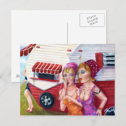 Talkin' Müll, Postkarte durch Alma-Lee (Vorne/Hinten)