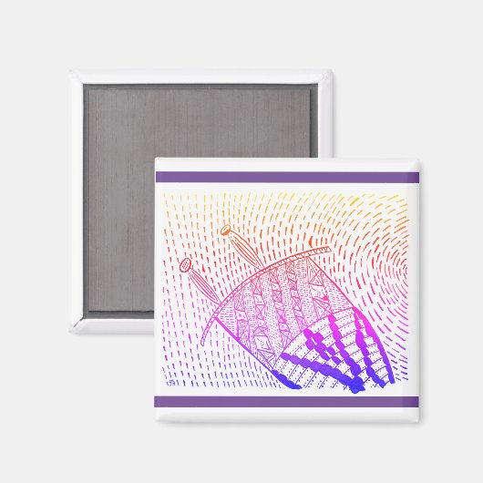 Talking Bees Magnet (Vorderseite/Rückseite)