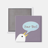 Talking Bird Magnet (Vorderseite/Rückseite)