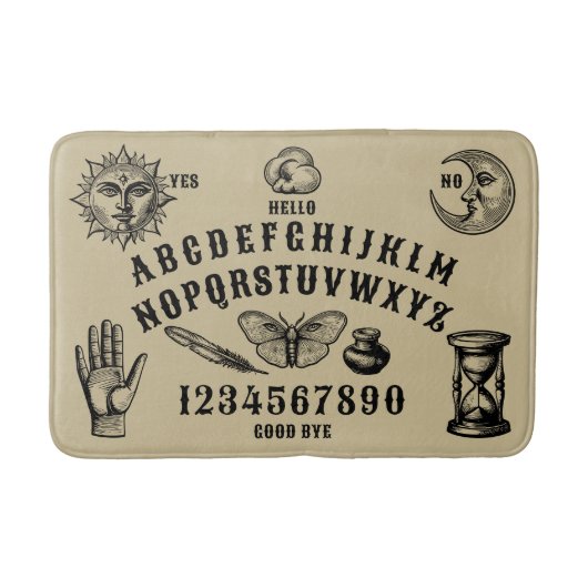 Talking Board Spirit Communication Badematte (Vorderseite)