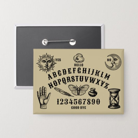 Talking Board Spirit Communication Button (Vorderseite/Rückseite)