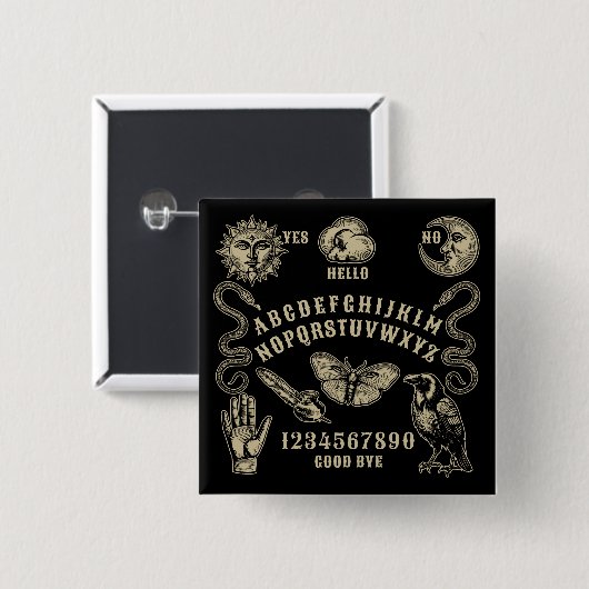 Talking Board Spirit Communication Button (Vorne & Hinten)