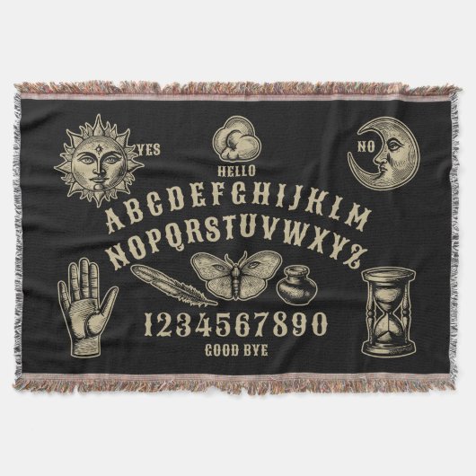 Talking Board Spirit Communication Decke (Vorderseite)