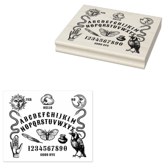 Talking Board Spirit Communication Gummistempel (Stempel)