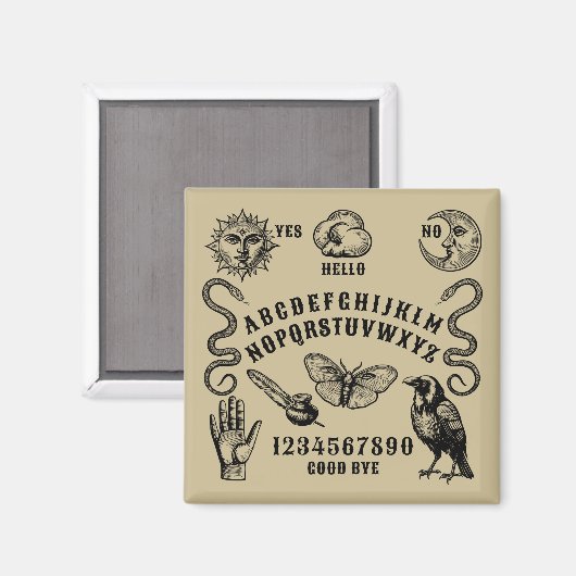 Talking Board Spirit Communication Magnet (Vorderseite/Rückseite)