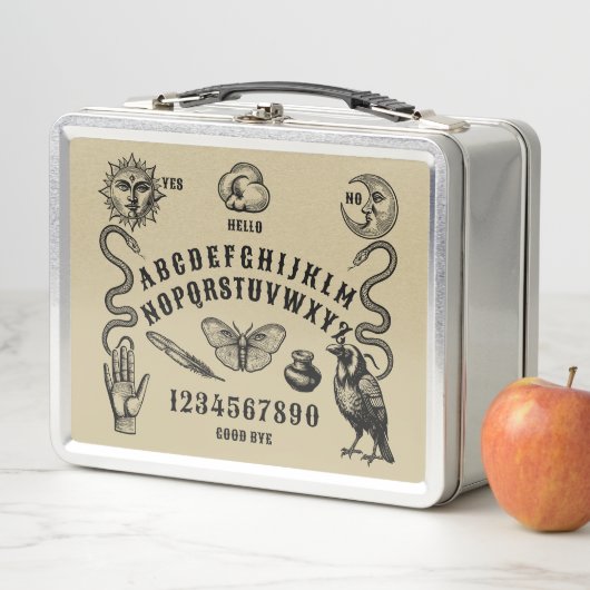 Talking Board Spirit Communication Metall Brotdose (Beispiel)