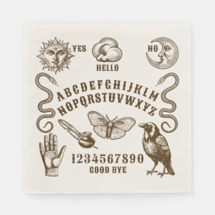 Talking Board Spirit Communication Serviette