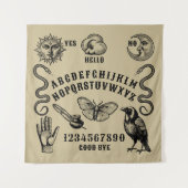 Talking Board Spirit Communication Wandteppich (Vorderseite)