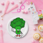 Talking Broccoli Platte Pappteller (Party)