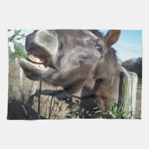 Talking Brown Horse Küchentuch