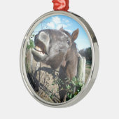 Talking Brown Horse Ornament Aus Metall (Links)