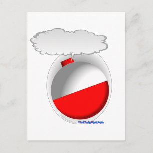 Talking Fishing Bobber (Float) Postkarte