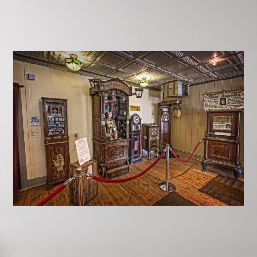 TALKING FORTUNE TELLER PENNY ARCADE GAME c. 1900 Poster (Vorne)